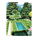 Life's Better Poolside | Vacation Travel Holiday Resort Swim | Architecture Summer Landscape (Print Only) thumbnail