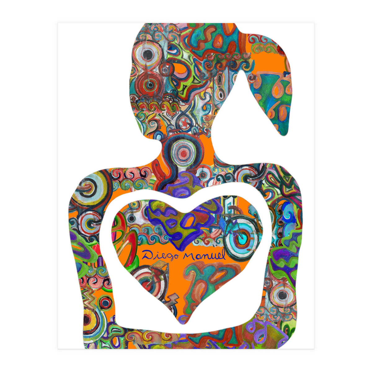 Mujer Digital 3 13  (Print Only)