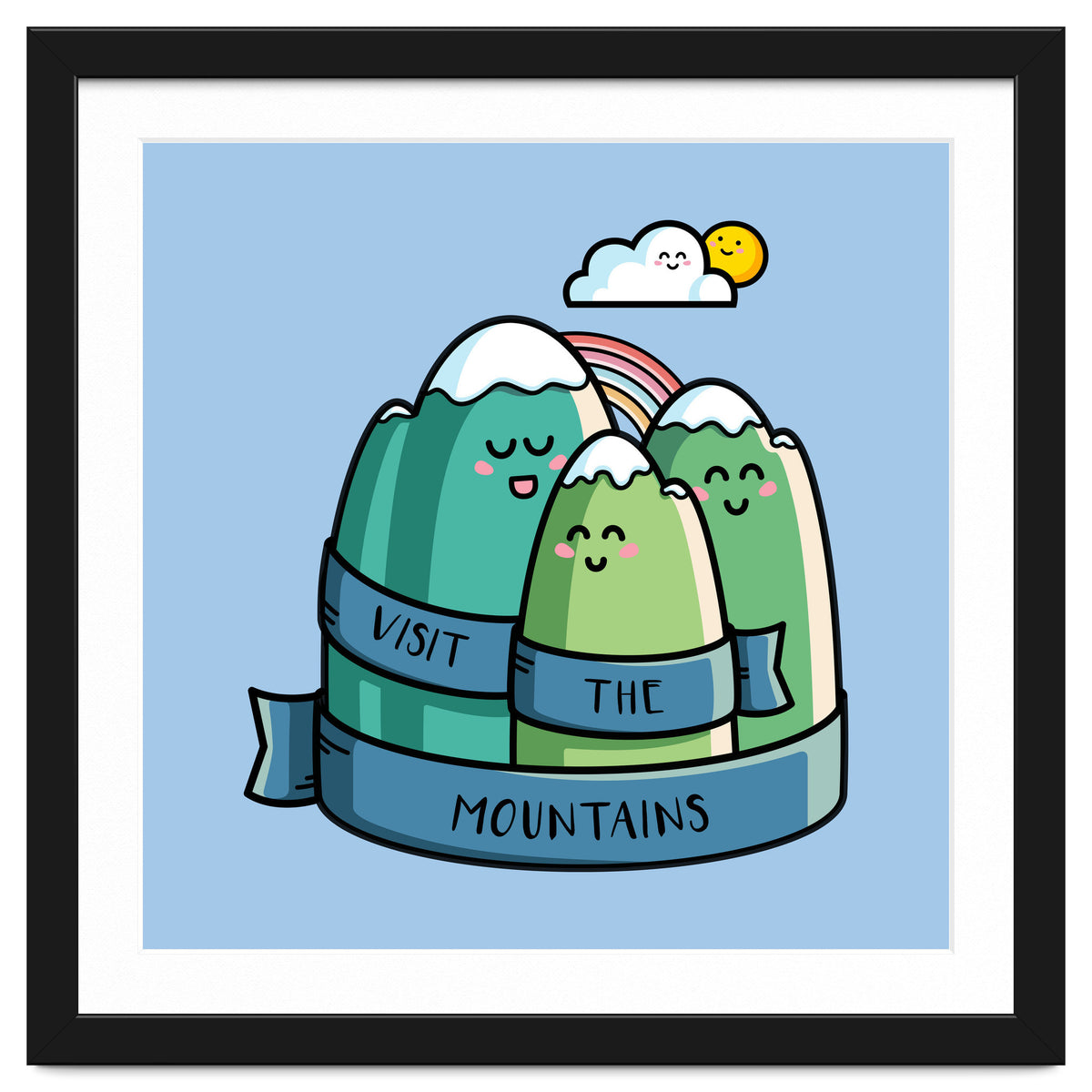 Kawaii Cute Visit the mountains