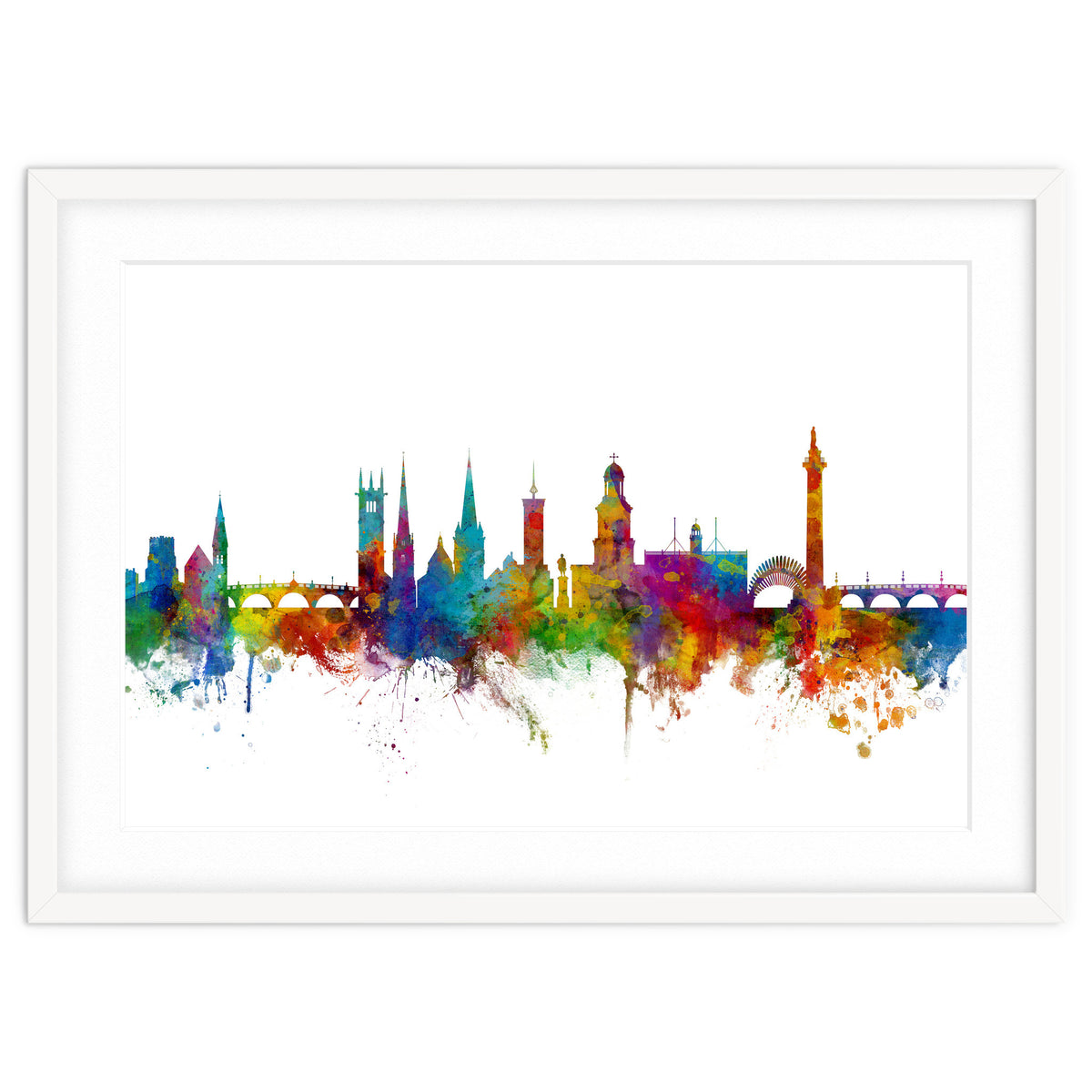 Shrewsbury England Skyline