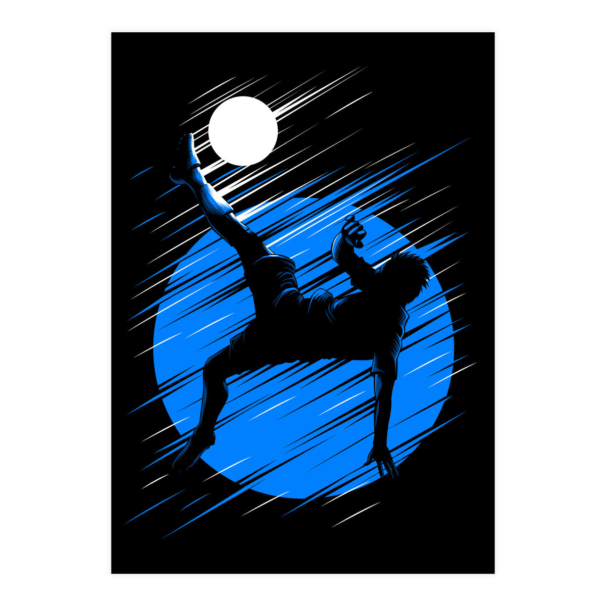 Soccer moon (Print Only)