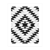Urban Tribal Pattern No.15 - Aztec - White Concrete (Print Only) thumbnail