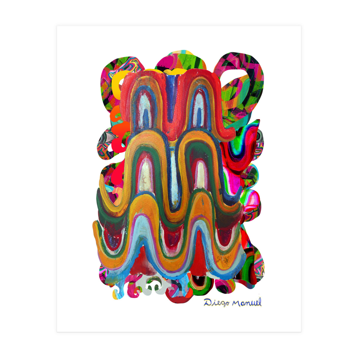 Pop Abstract Asimetrico 12 Copia (Print Only)