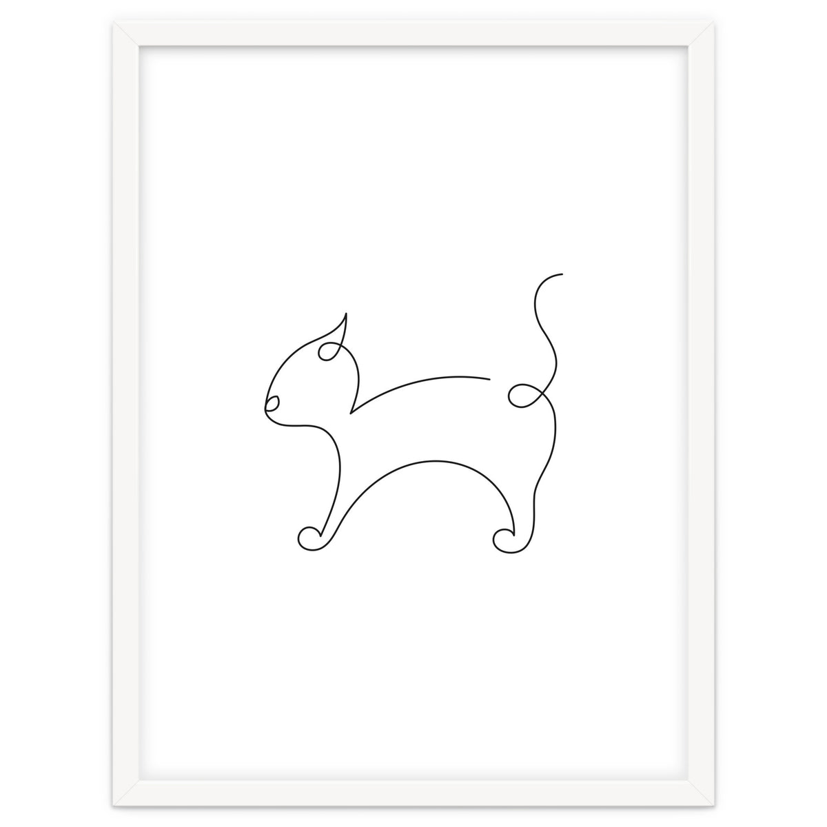 One Line Cat