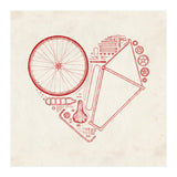 Love Bike Red (Print Only) thumbnail