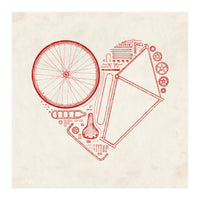 Love Bike Red (Print Only)