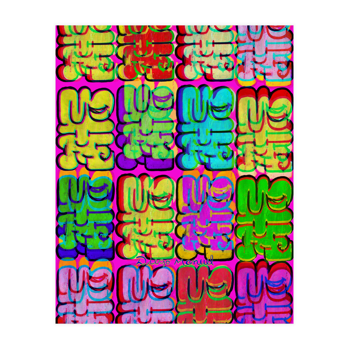 Graffitis 2021 Tapiz 124 (Print Only)