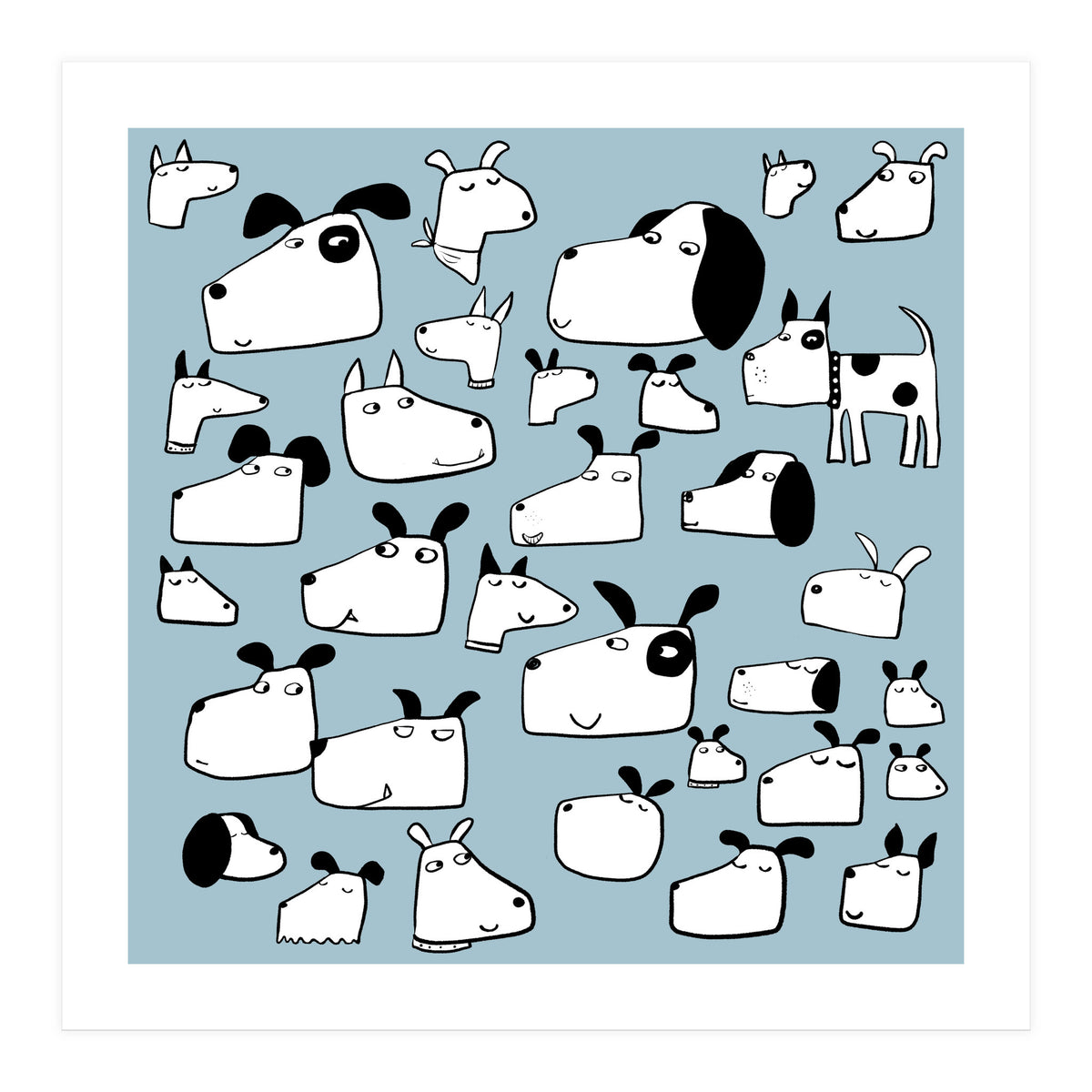 Many Dogs (Print Only)