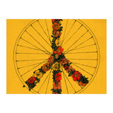 Peace And Bike Yellow (Print Only) thumbnail