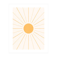 SUN IN LINE - GOLD (Print Only)