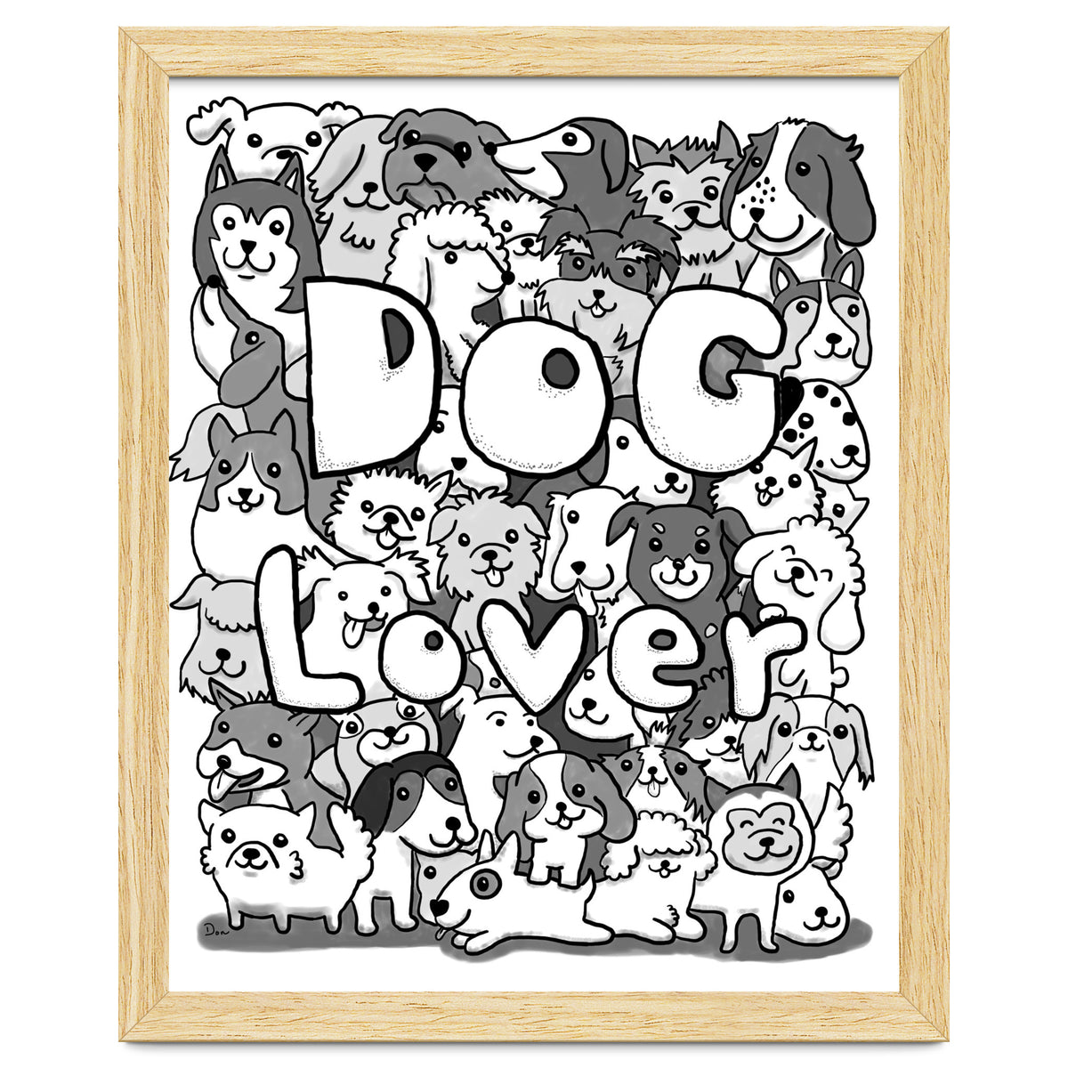 Doodle 72:  Dog Lover