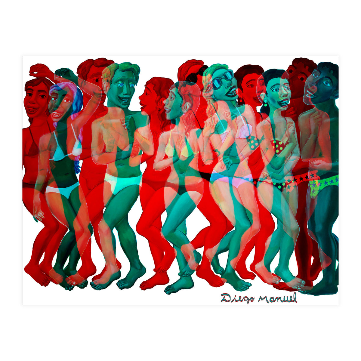 Fiesta En La Playa 2 2 (Print Only)