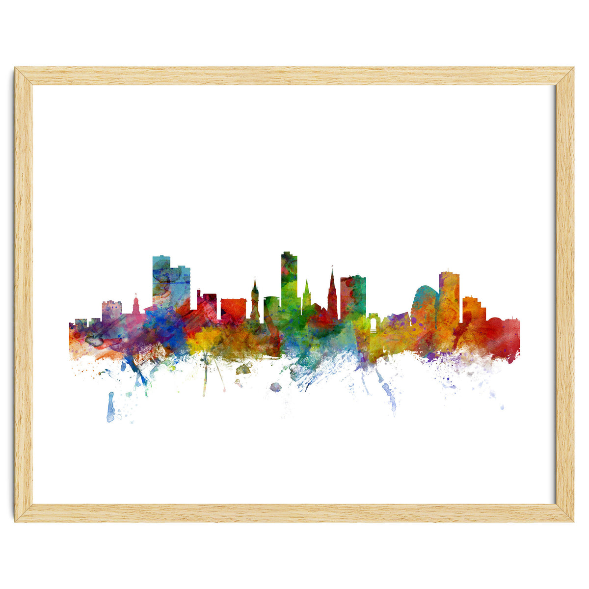 Leicester England Skyline