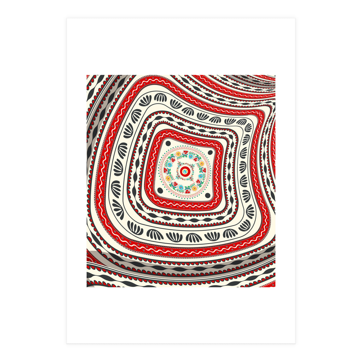 Romanian embroidery background 16 (Print Only)