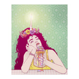 Unicorn Freakshake Lady (Print Only) thumbnail