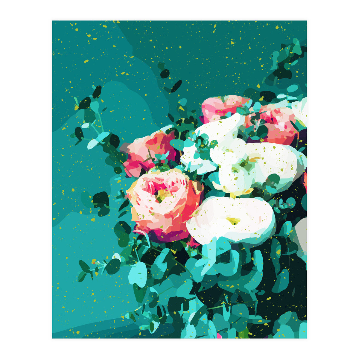 Floral & Confetti (Print Only)