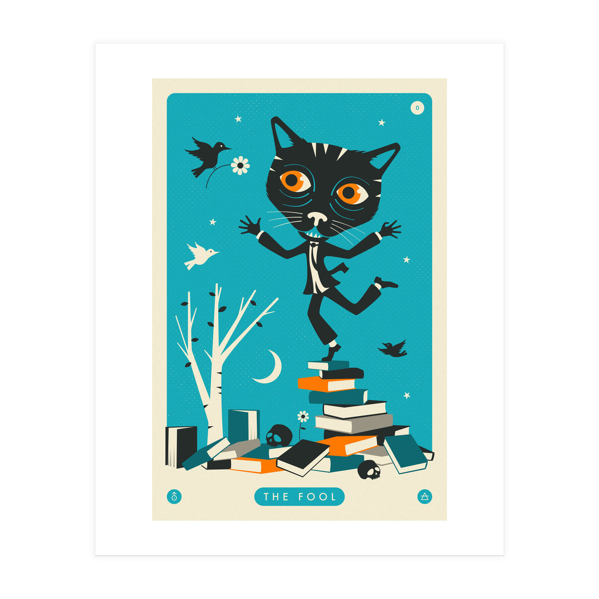 TAROT CARD CAT: THE FOOL (Print Only)