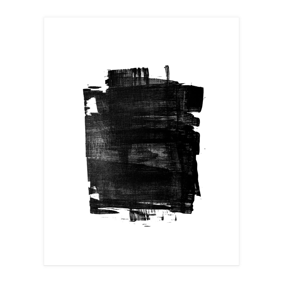 Minimalist Textured Brushstroke Art #1 (Print Only)