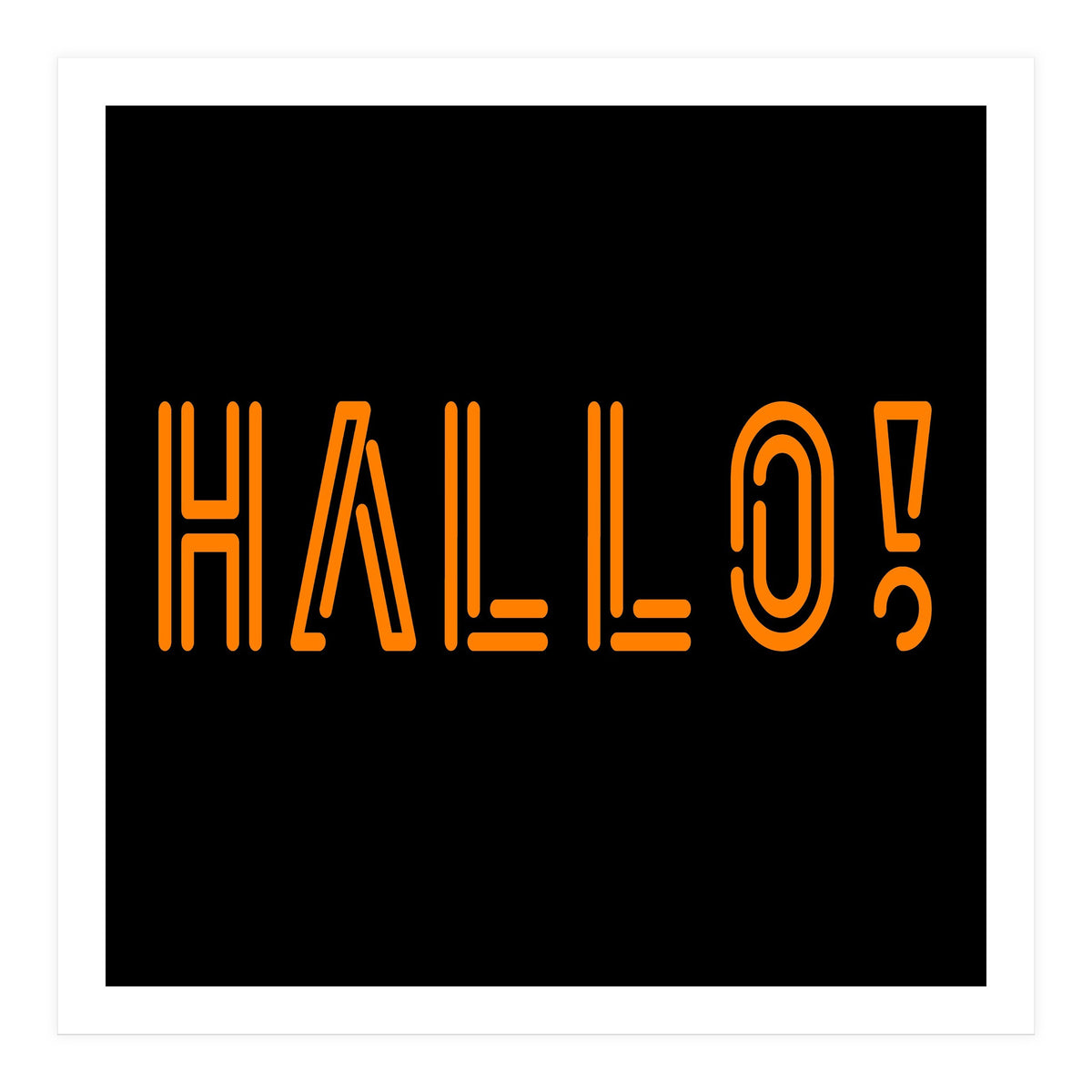 Hallo! German greetings (Print Only)