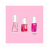 Nail Polish Watercolour | Pink (Print Only) thumbnail