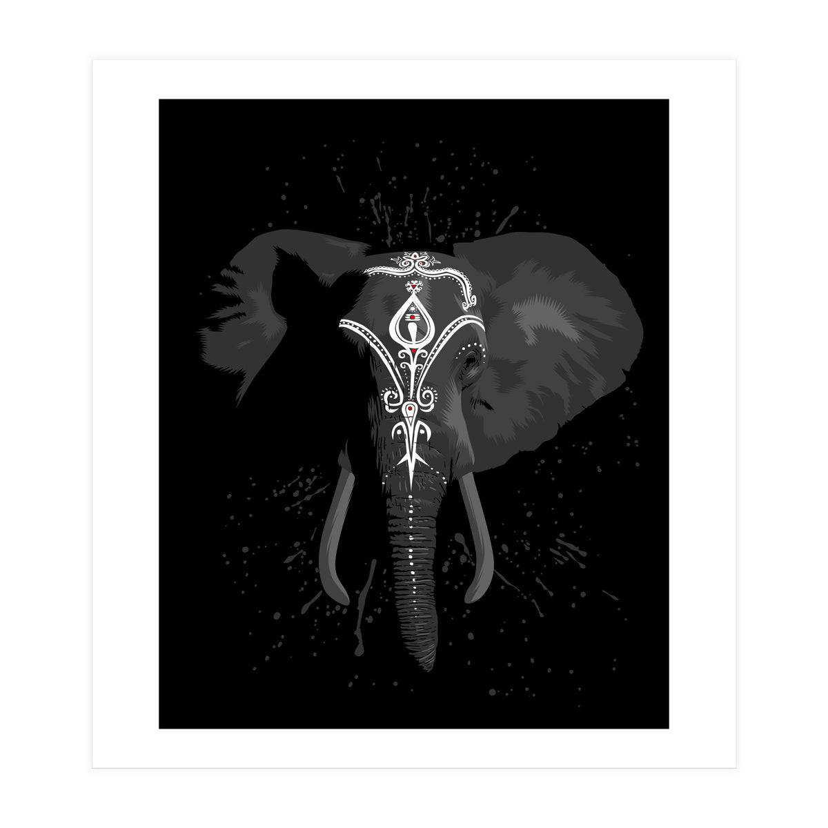 Indian elephant (Print Only)