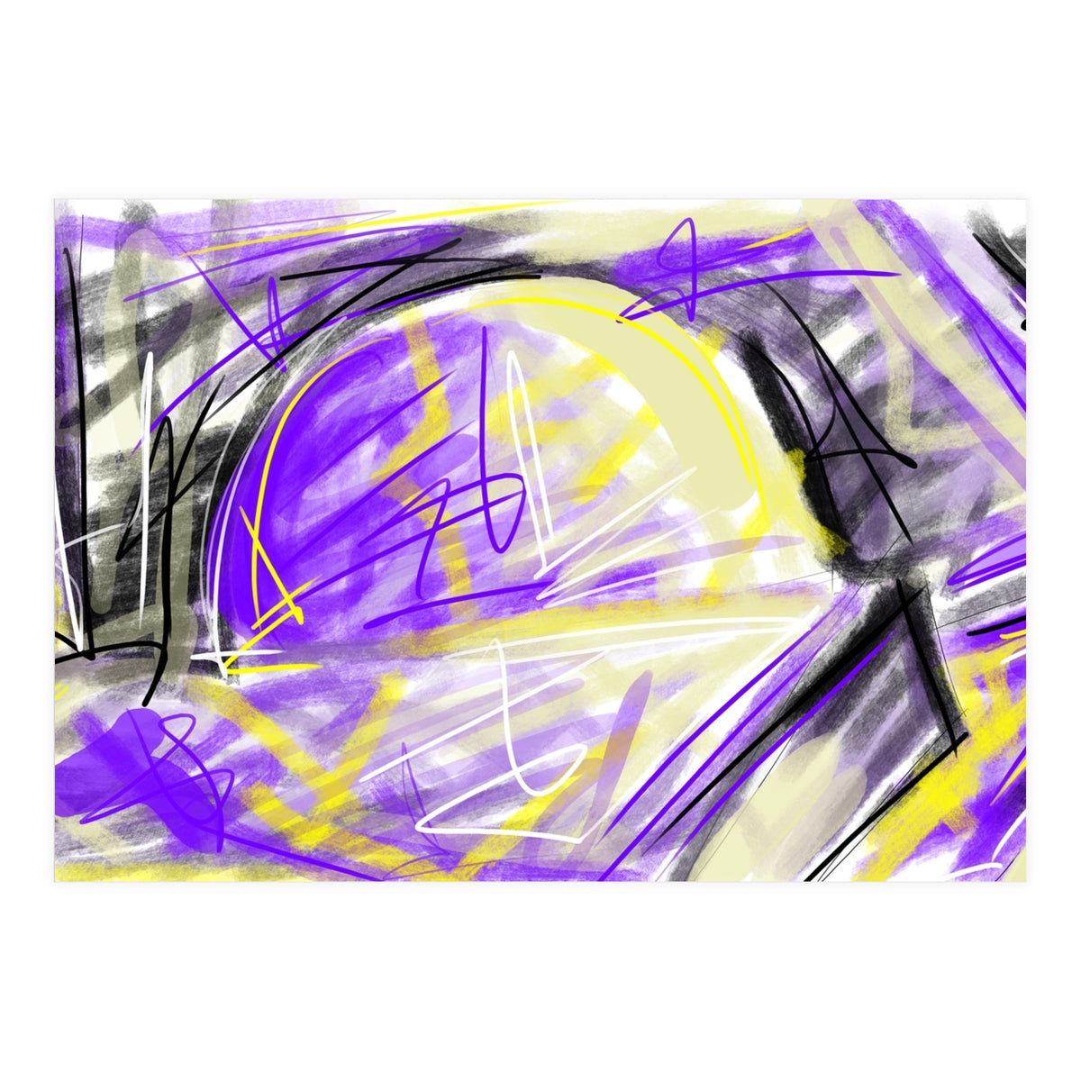 Urban Landscape At Dusk (Print Only)