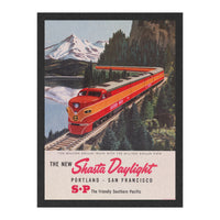 The New Shasta Daylight Train Advertisement (Print Only)