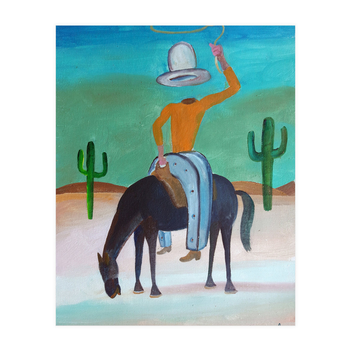 Johnny Herradura A Caballo 2 (Print Only)