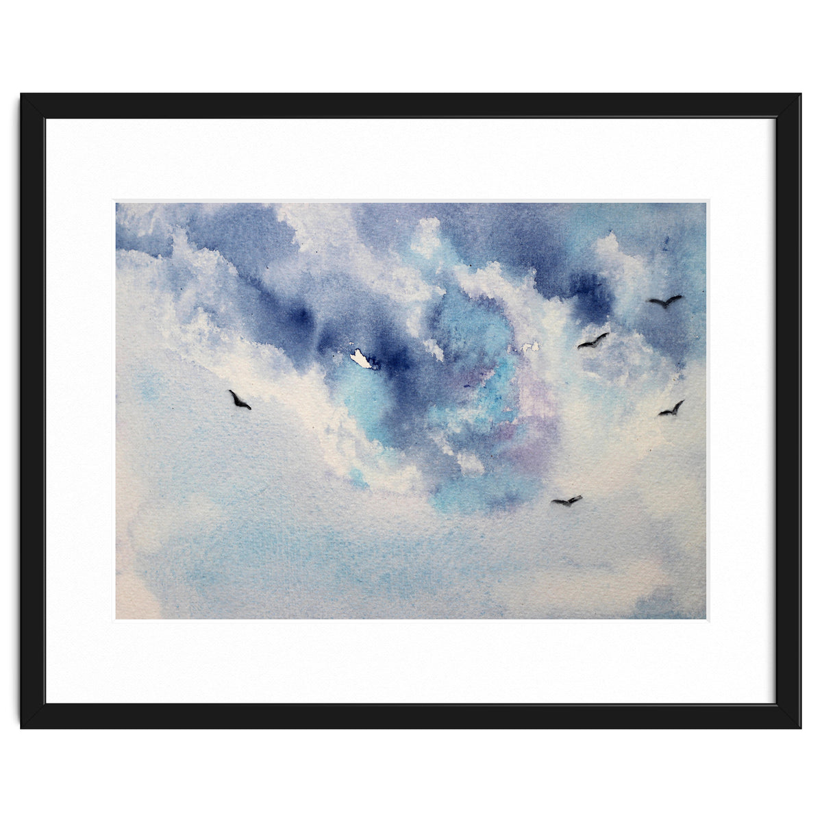Dramatic sky || watercolor