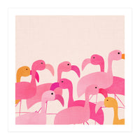 Florida Flamingos (Print Only)