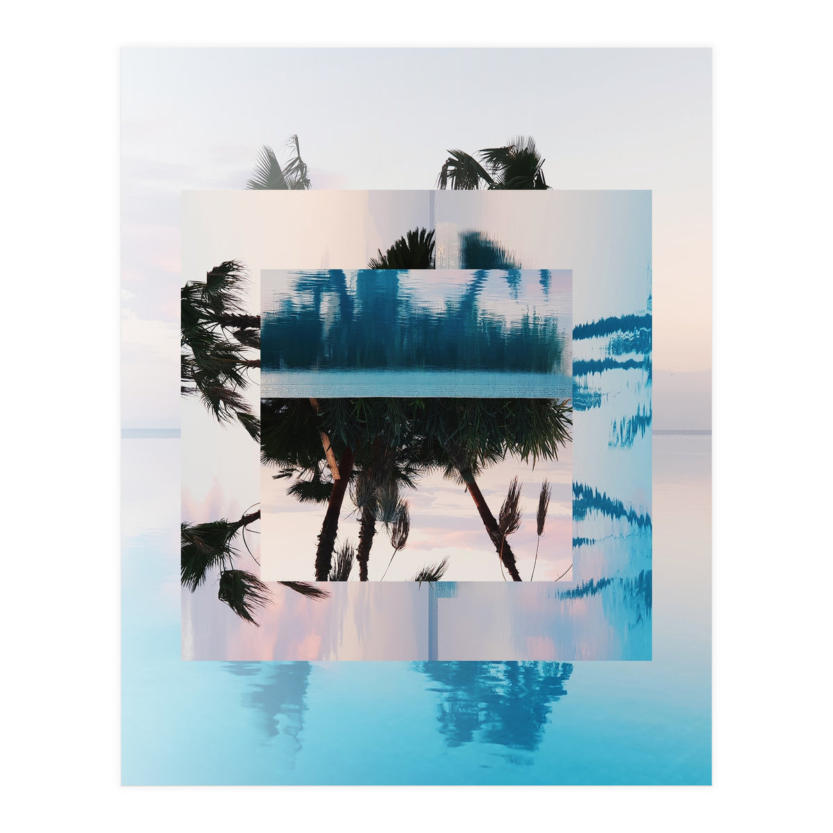 Quadratur 3 · Plams And Beach (Print Only)