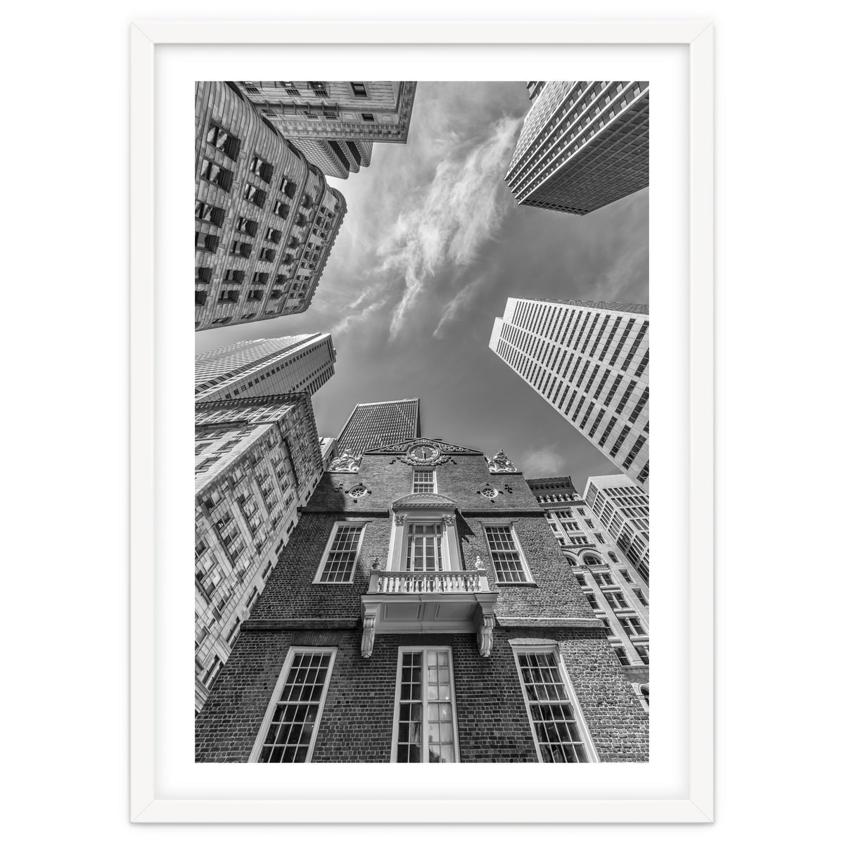 BOSTON Old State House and Skyscraper