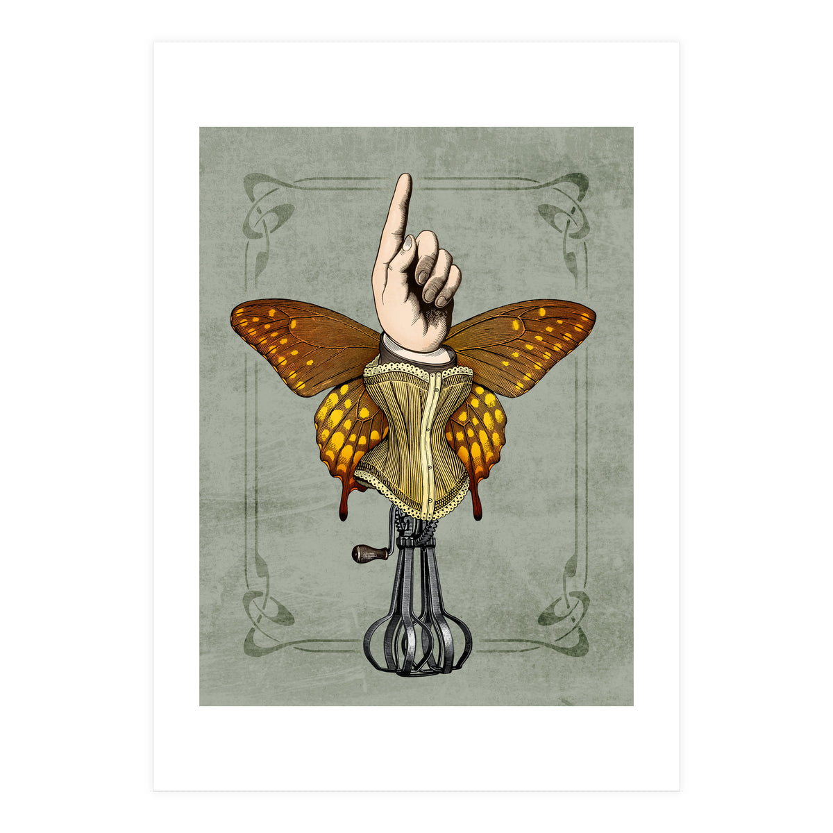 Butterhand Portrait (Print Only)