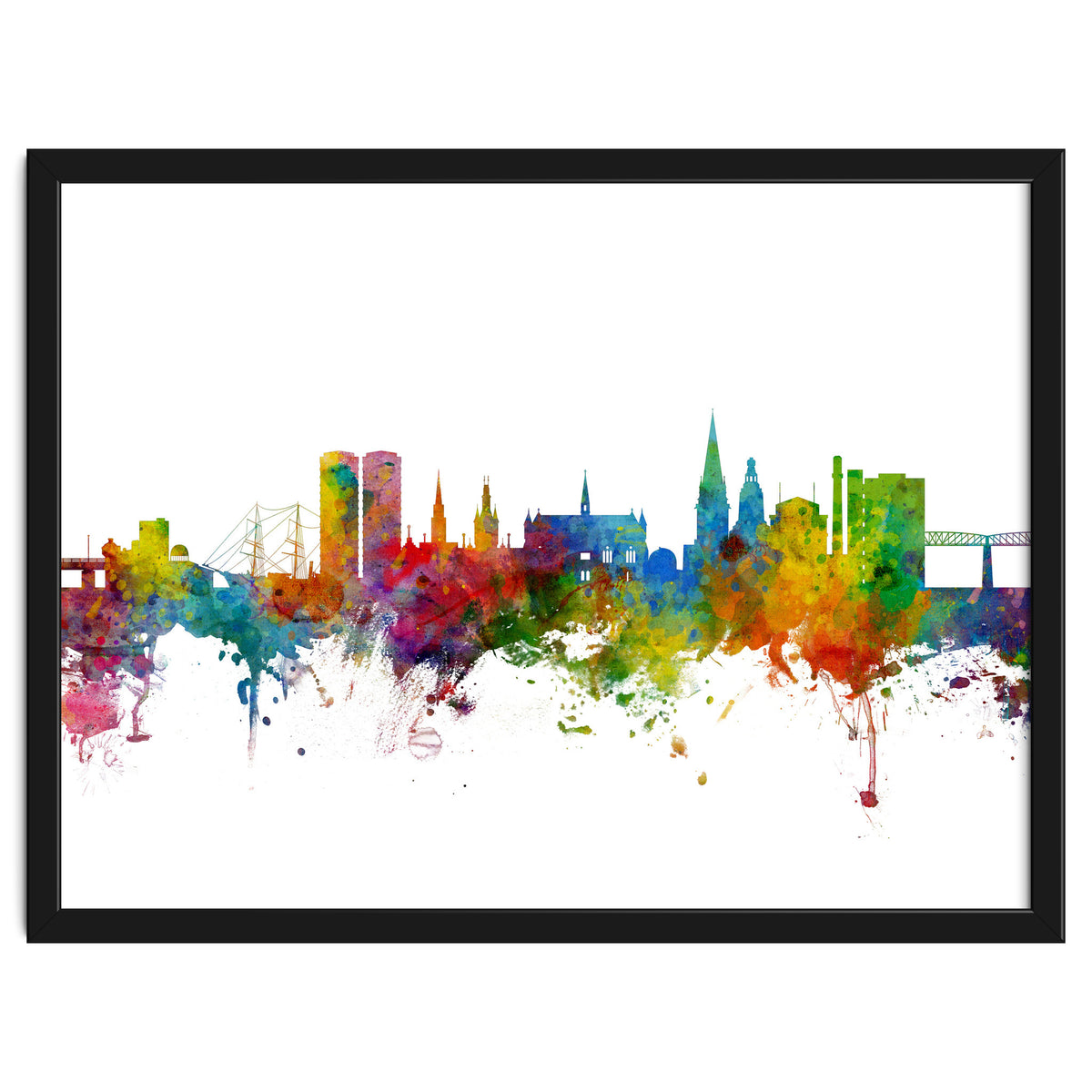 Dundee Scotland Skyline