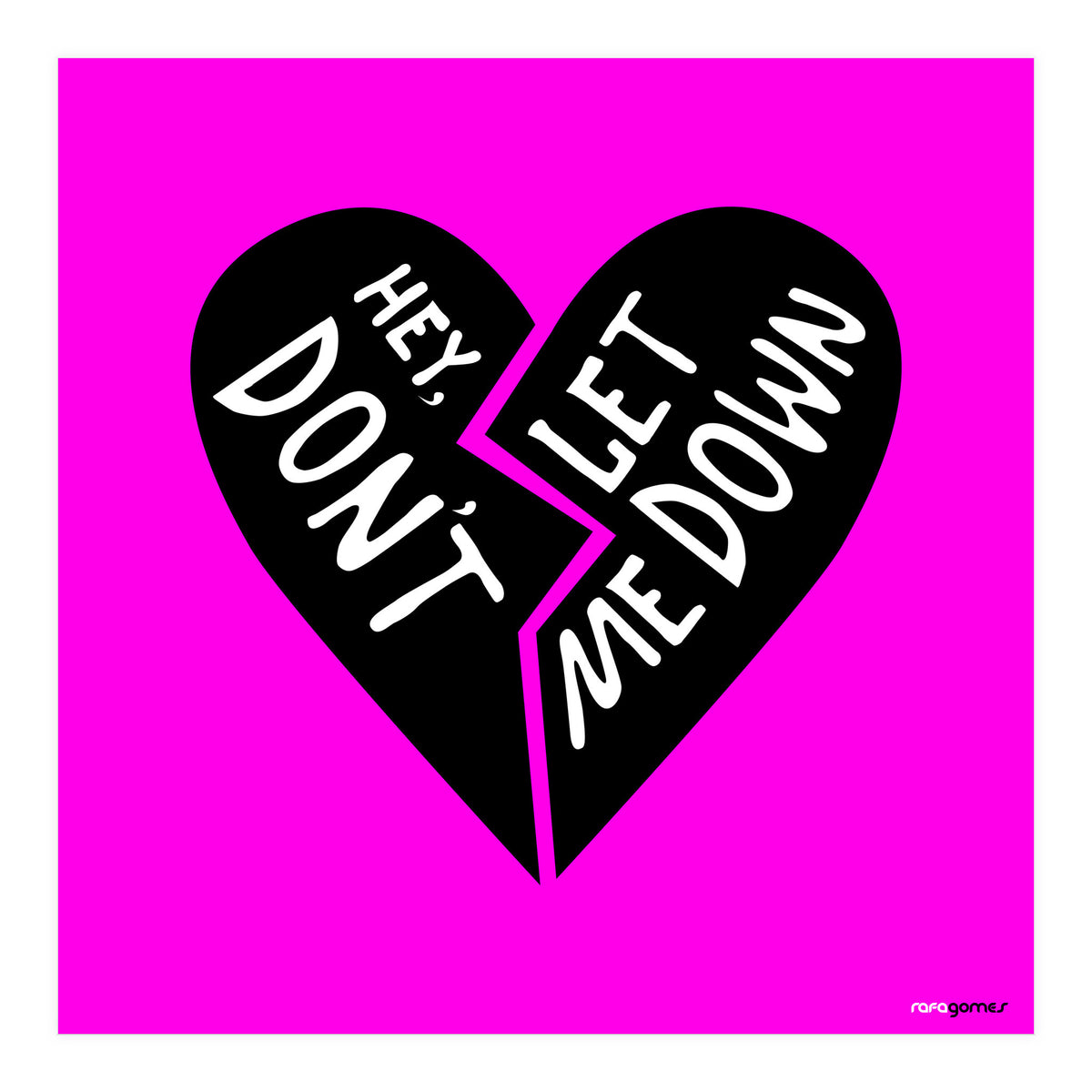 Don't Let Me Down (Print Only)