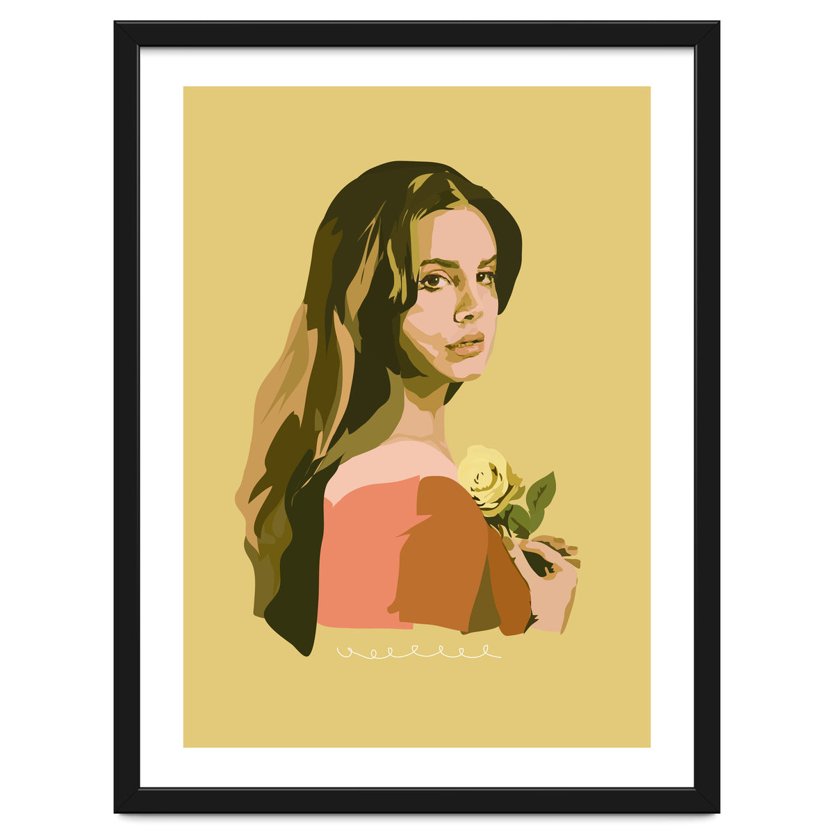 Lana Del Rey With Rose