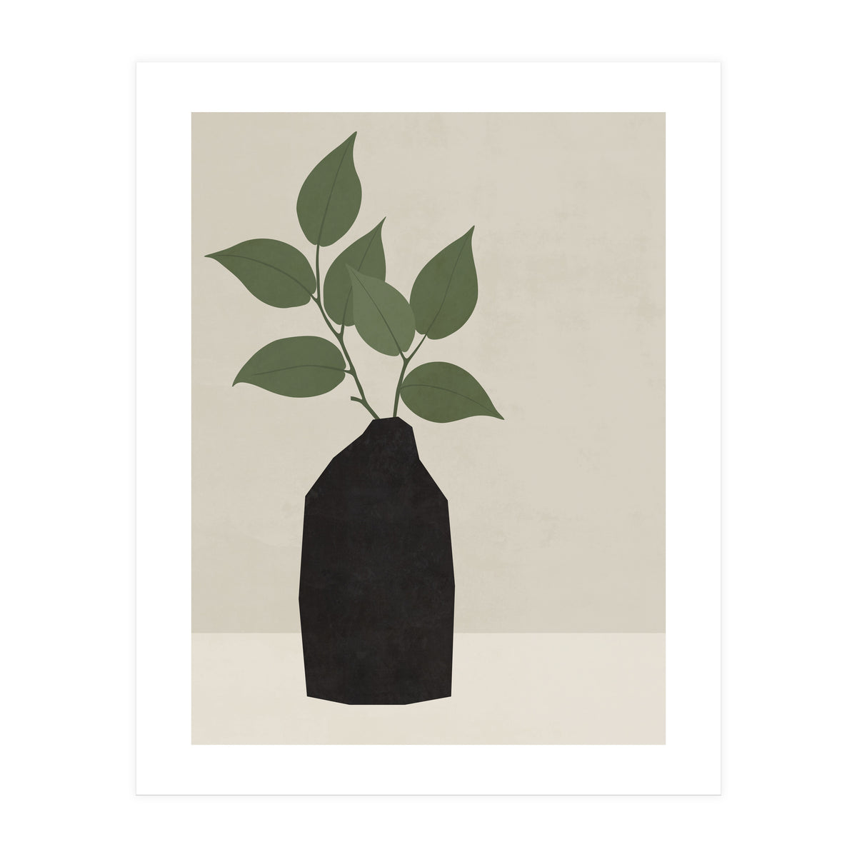 BLACK VASE (Print Only)