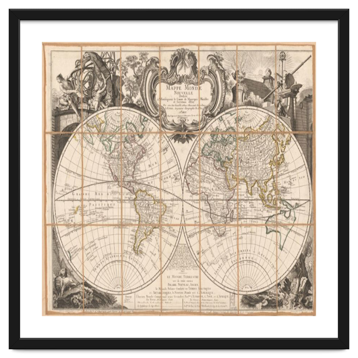 Old world map revisited