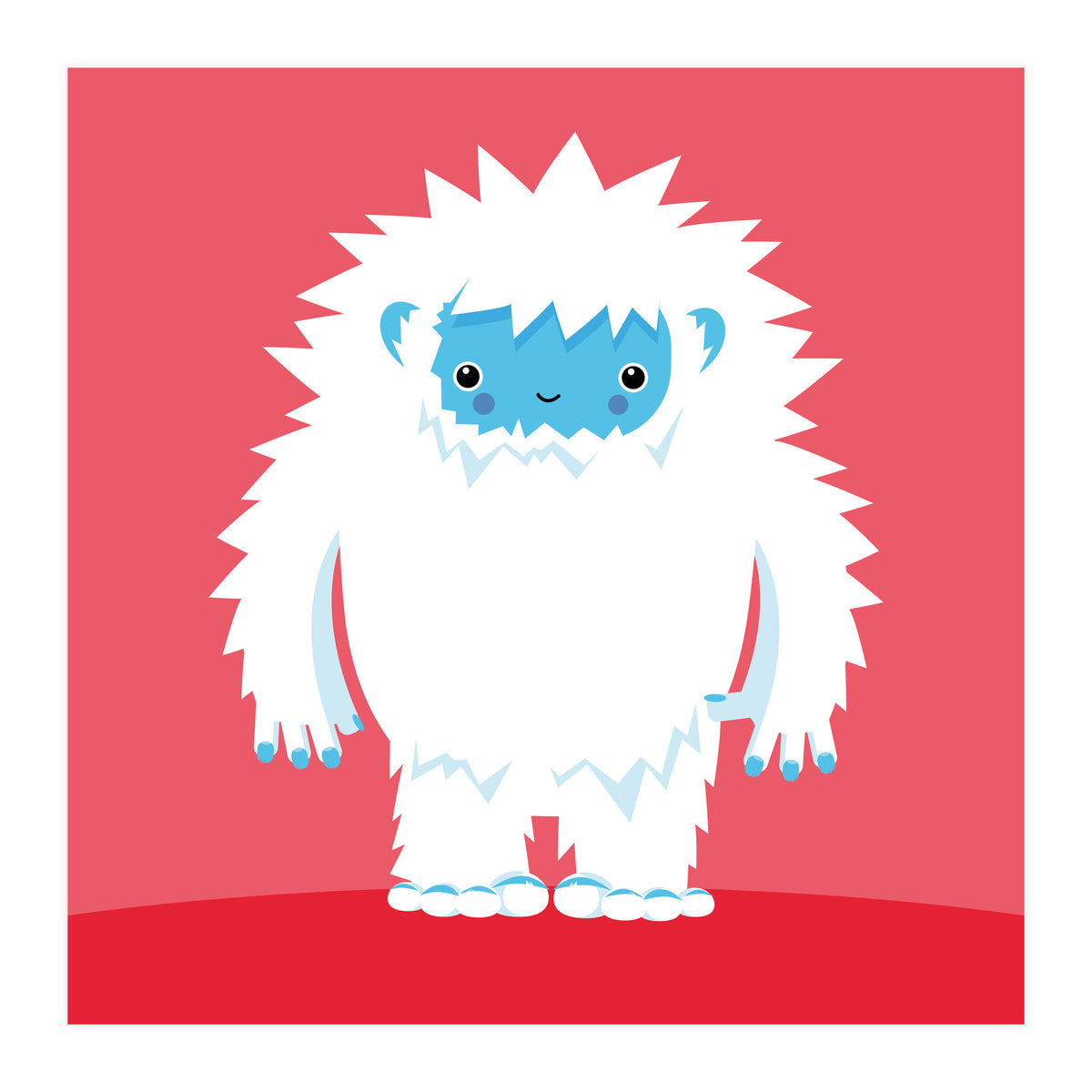 Big Hugs Kawaii Yeti (Print Only)