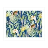 Leopard & Flowers (Print Only) thumbnail