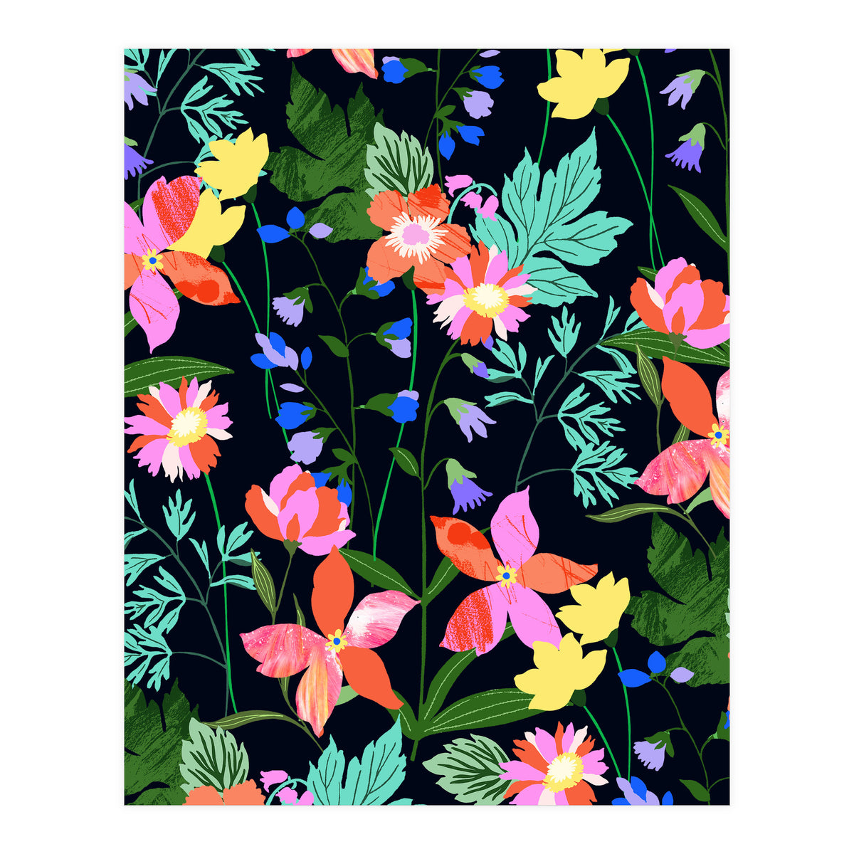 Flower garden (Print Only)