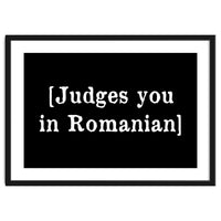 Judges You In Romanian