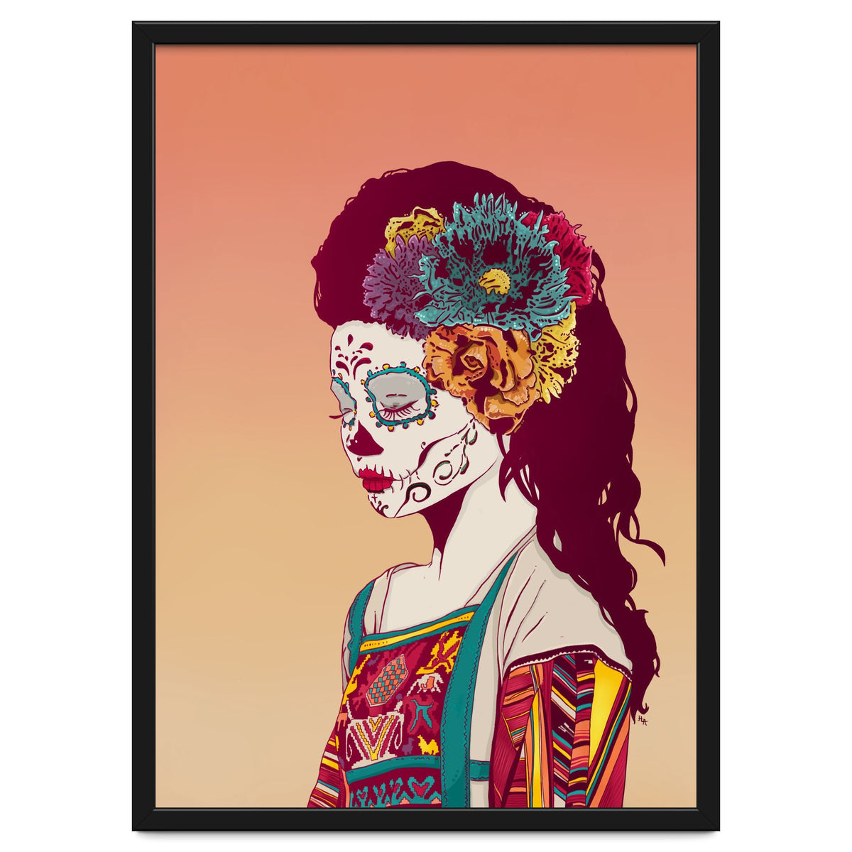 Mexican Skull Lady