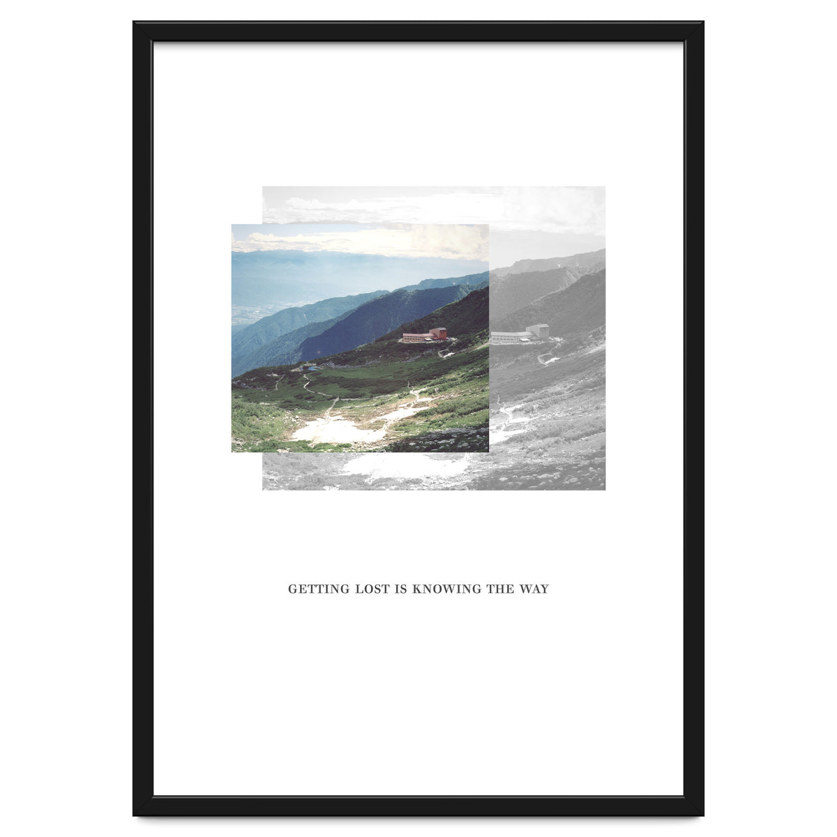 Getting lost is knowing the way