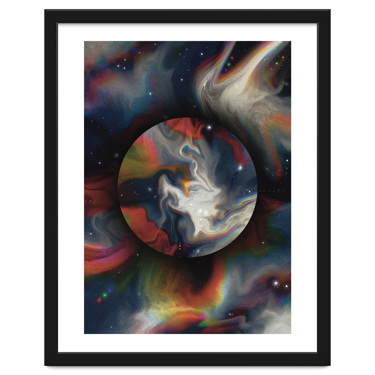 Planet Space Marble Black Hole