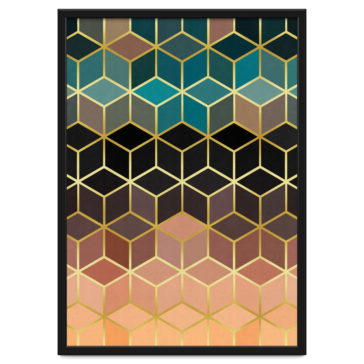 Colorful and golden pattern III