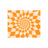 Abstract Orange Geometric  (Print Only) thumbnail