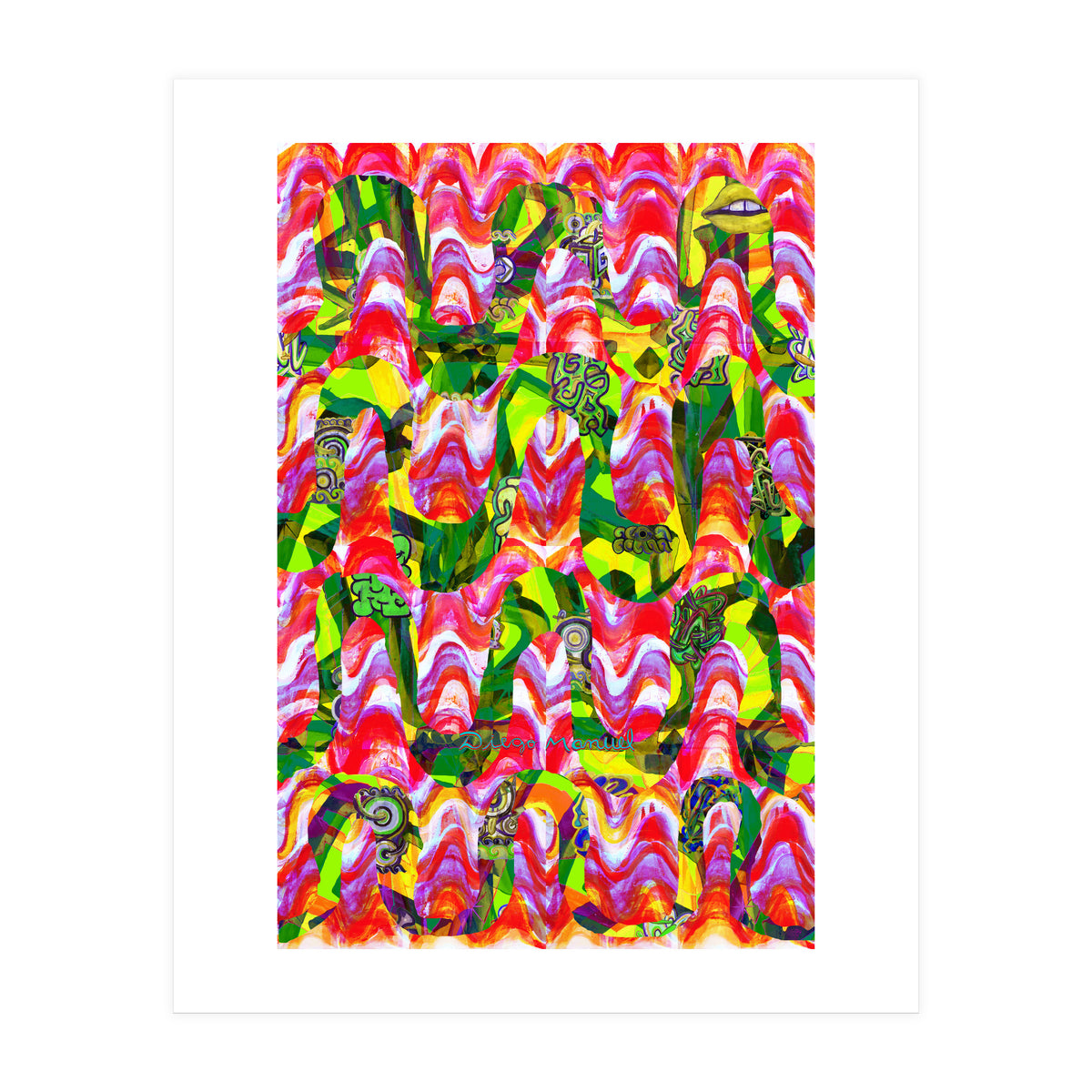 Pop Abstract 17 (Print Only)