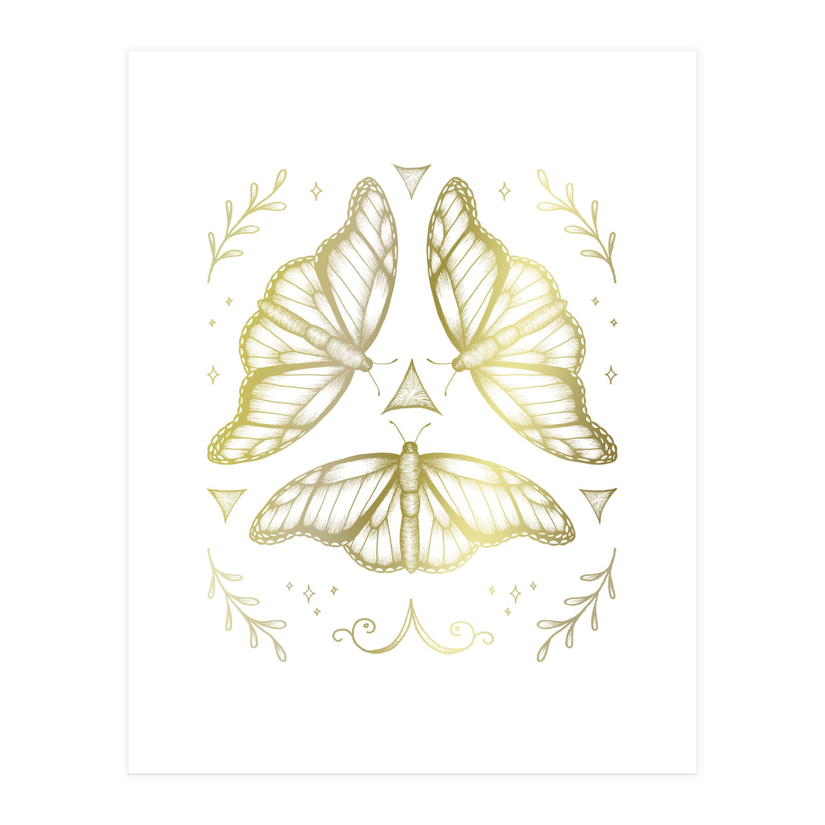 Fairy Dance - Gold (Print Only)