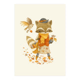 Rebecca The Radish Raccoon (Print Only) thumbnail